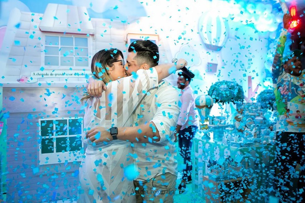 Marília Mendonça e Murilo Huff descobriram que serão pais de um menino nesta segunda (22) — Foto: Reprodução/Instagram/Marilia Mendonça