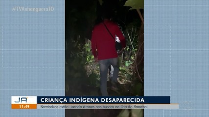 Bombeiros procuram por criança indígena que desapareceu na Ilha do Bananal