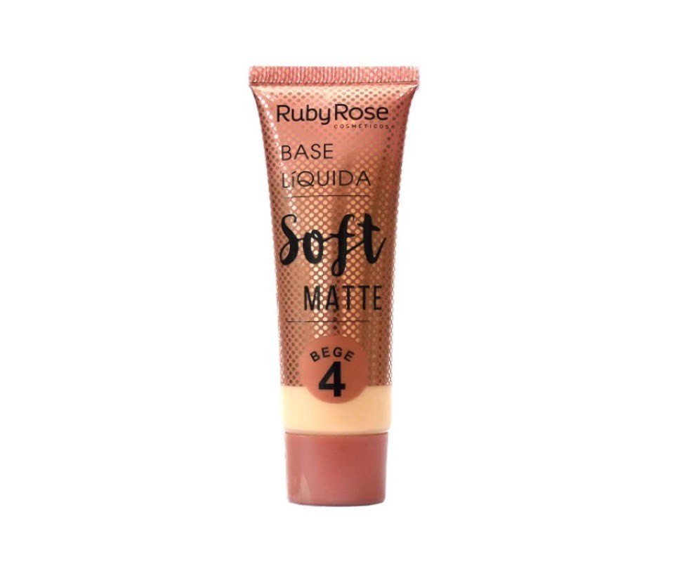 A base Soft Matte da Ruby Rose possui cobertura média e promete um acabamento mais natural (Foto: Divulgação/Ruby Rose)
