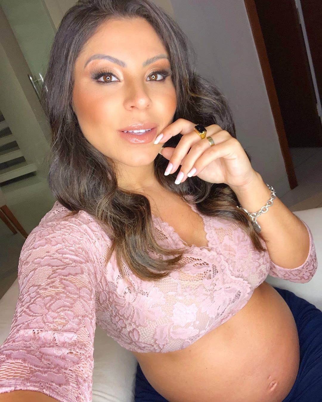 Andressa Ferreira exibe barrigão na reta final da gravidez (Foto: Reprodução/Instagram)