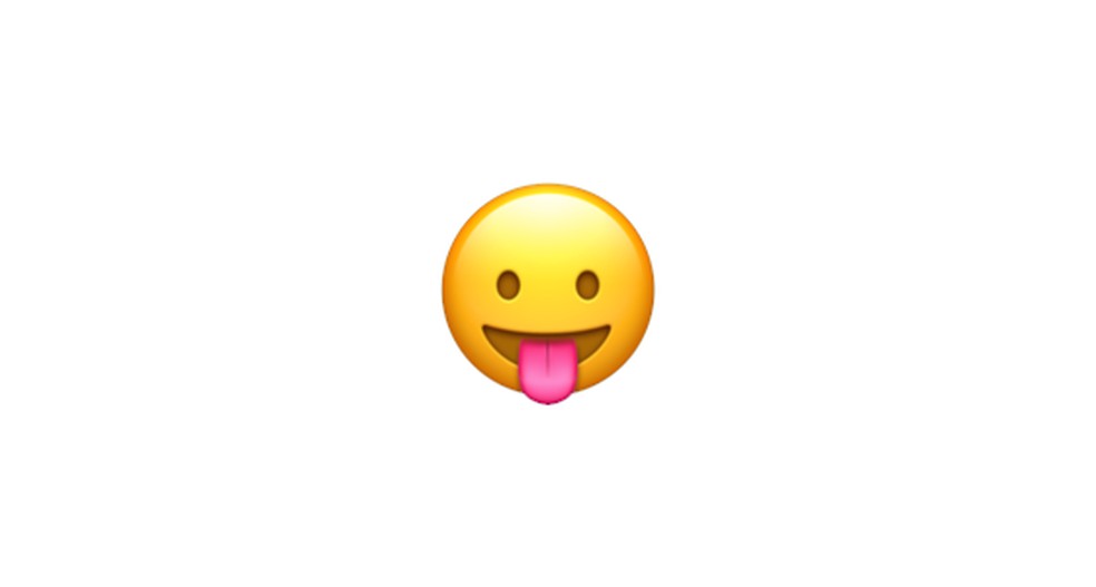 Emoji de rosto com lngua para fora  Foto: Reproduo/Emojipedia