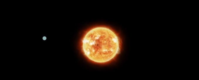 Como ficaria o exoplaneta KELT-9b visto mais de perto. (Foto: Reprodução/Youtube)