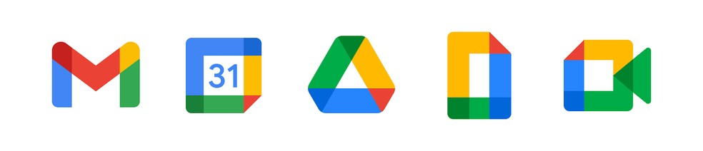 Google Workspace inaugura ícones inéditos para os programas de produtividade — Foto: Divulgação/Google