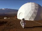 Casa criada em estufa é usada para treinamento de astronautas