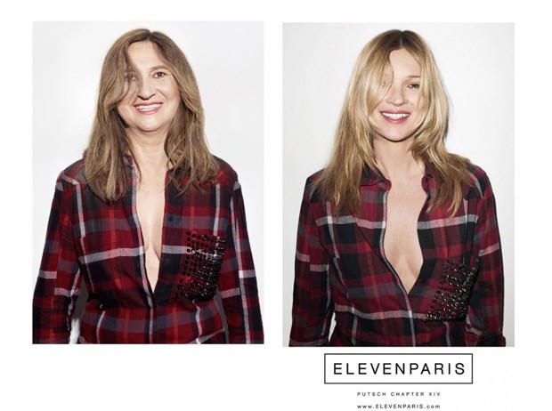 Nathalie encarna Katie Moss na campanha da Eleven Paris (Foto: Reprodução / Nathalie Croquet)