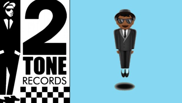 BBC- O logotipo da 2 Tone Records foi baseado em Peter Tosh — que acabou se tornando o emoji 'levitante' (Foto: 2 TONE RECORDS via BBC)