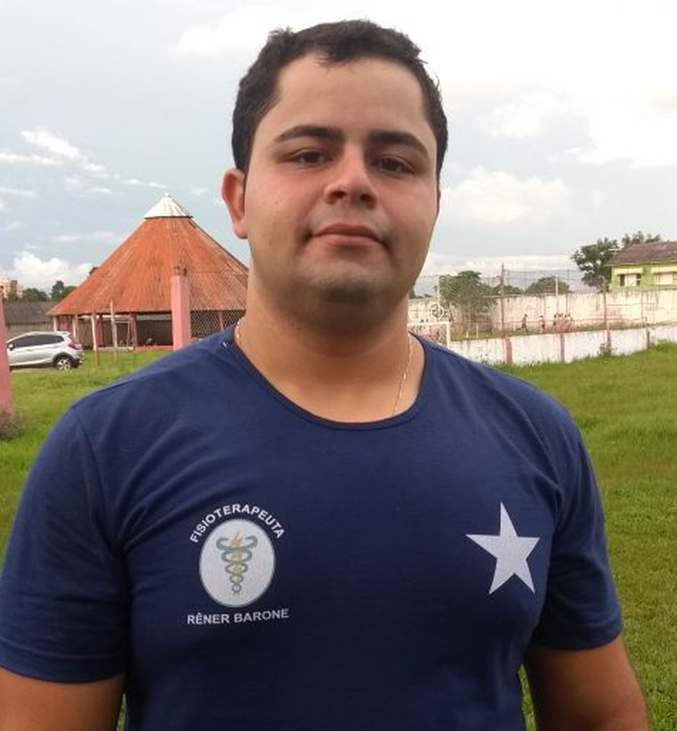 Rêner Barone é membro da equipe de fisioterapia do Rio Branco-AC (Foto: Lillian Lima/Rede Amazônica Acre)