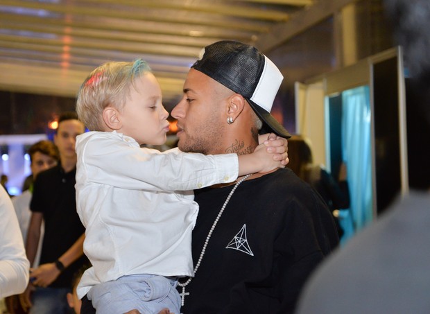 Neymar e Davi Lucca (Foto: Arquivo pessoal)