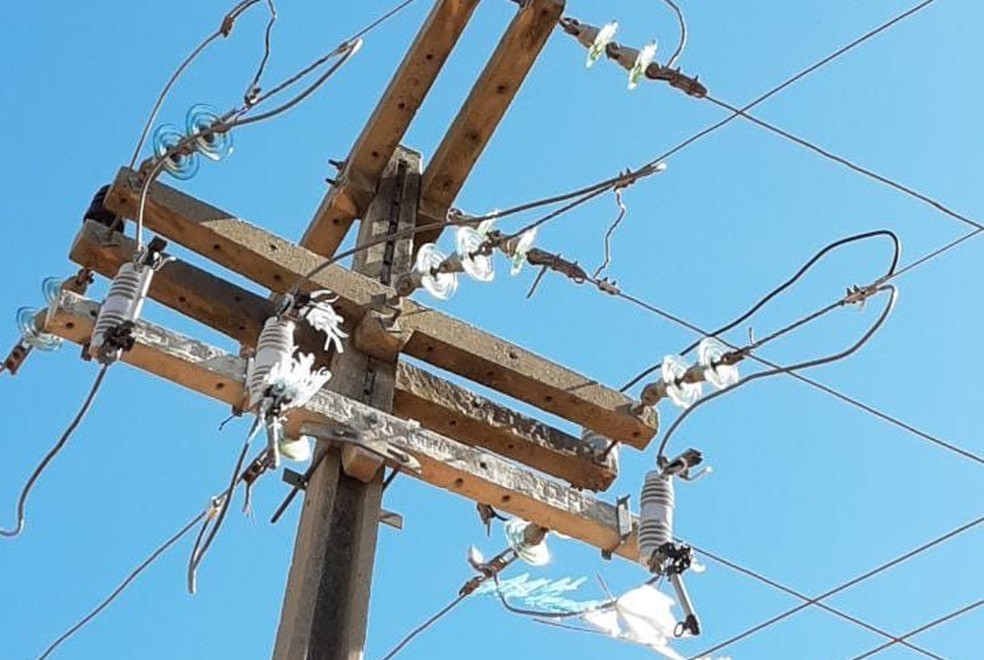 Poste de energia elétrica. — Foto: Divulgação Equatorial Piauí