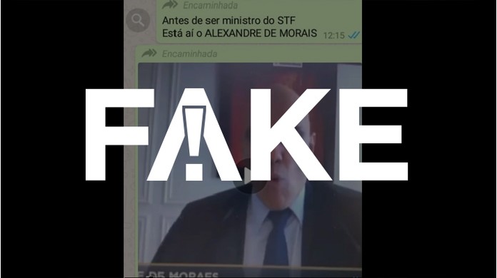 E Fake Que Video Mostre Alexandre De Moraes Fazendo Ameacas Ao Stf Antes De Ser Ministro Fato Ou Fake G1