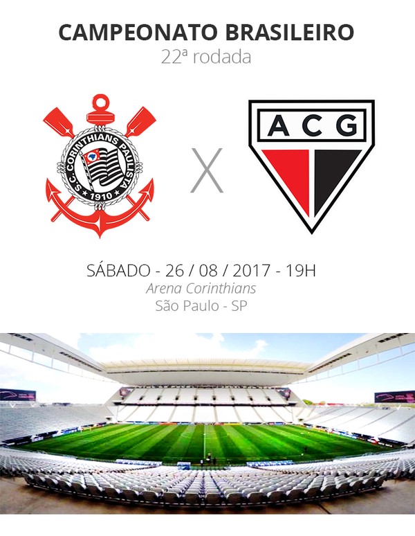 Rodada #22: tudo o que você precisa saber sobre Corinthians x Atlético-GO