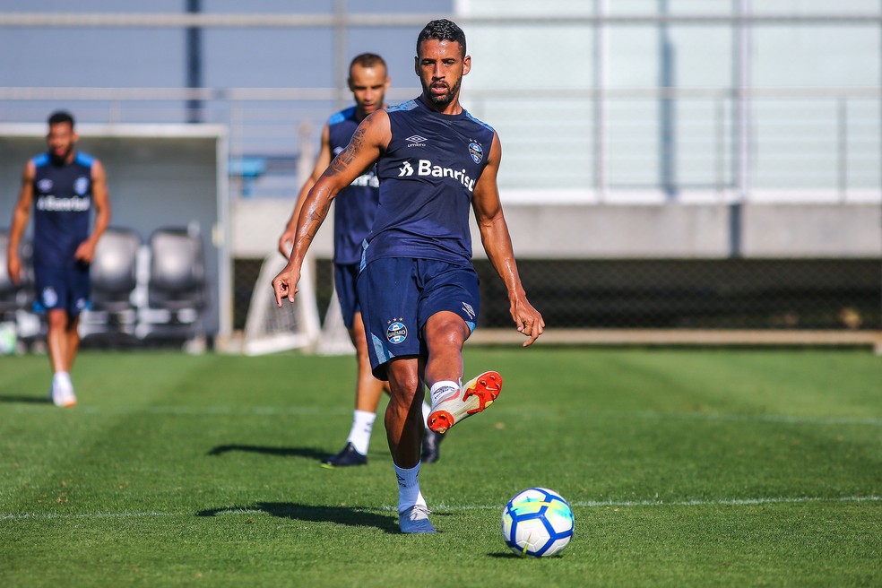 Michel, volante do GrÃªmio â€” Foto: Lucas Uebel / GrÃªmio, DVG