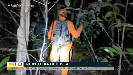 Criança indígena segue desaparecida na Ilha do Bananal, buscas chegam ao quinto dia