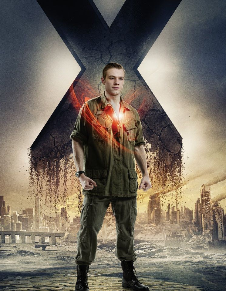 Lucas Till como Alex Summers em cartaz de 'X-Men: Dias de Um Futuro Esquecido' (Foto: Divulgação)