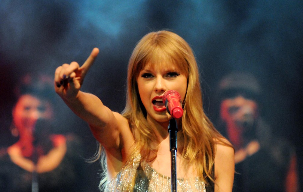 A cantora Taylor Swift (Foto: Alexandre Durão / G1)