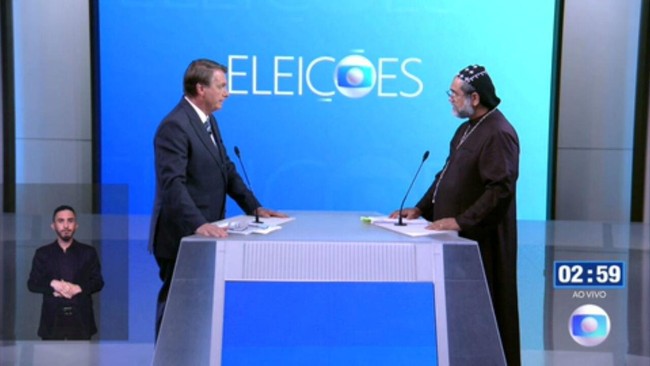 Padre Kelmon (PTB) pergunta para Jair Bolsonaro (PL) sobre Auxílio Brasil
