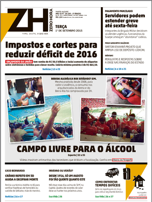 Zero Hora flagra consumo de álcool e outras drogas na Arena e Beira-Rio