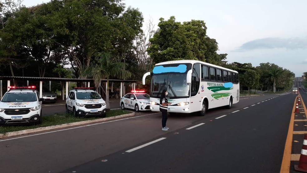Operação da Polícia Rodoviária e Artesp identificou irregularidades em ônibus de transporte de passageiros — Foto: Polícia Rodoviária