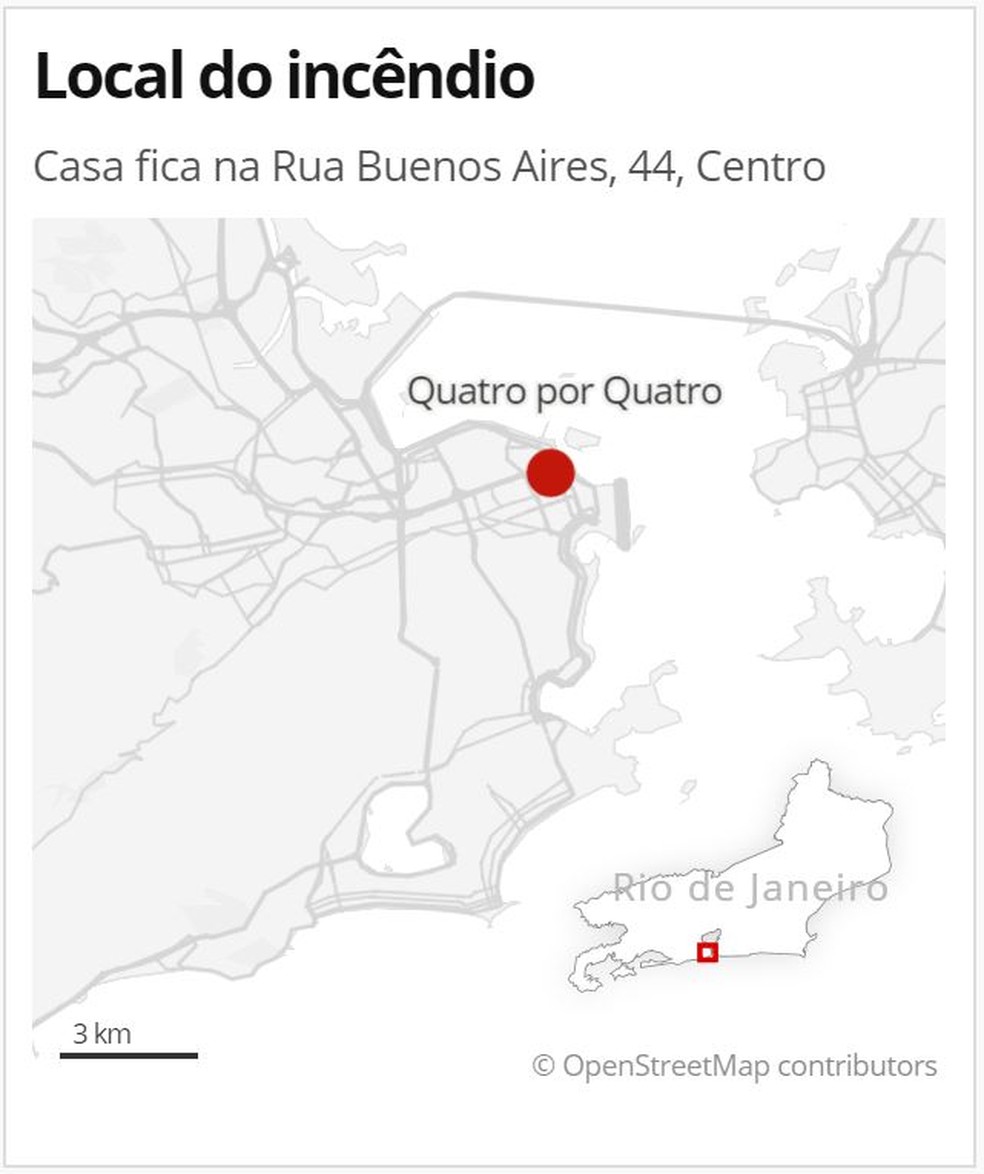 Quatro por Quatro fica no centro financeiro do Rio — Foto: Infográfico/G1