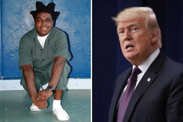 O rapper Kodak Black e Donald Trump (Foto: Instagram/Getty Images)