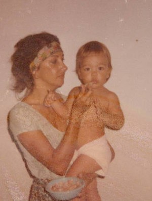 Lyoto com a mãe Ana Cláudia Machida (Foto: Arquivo pessoal)