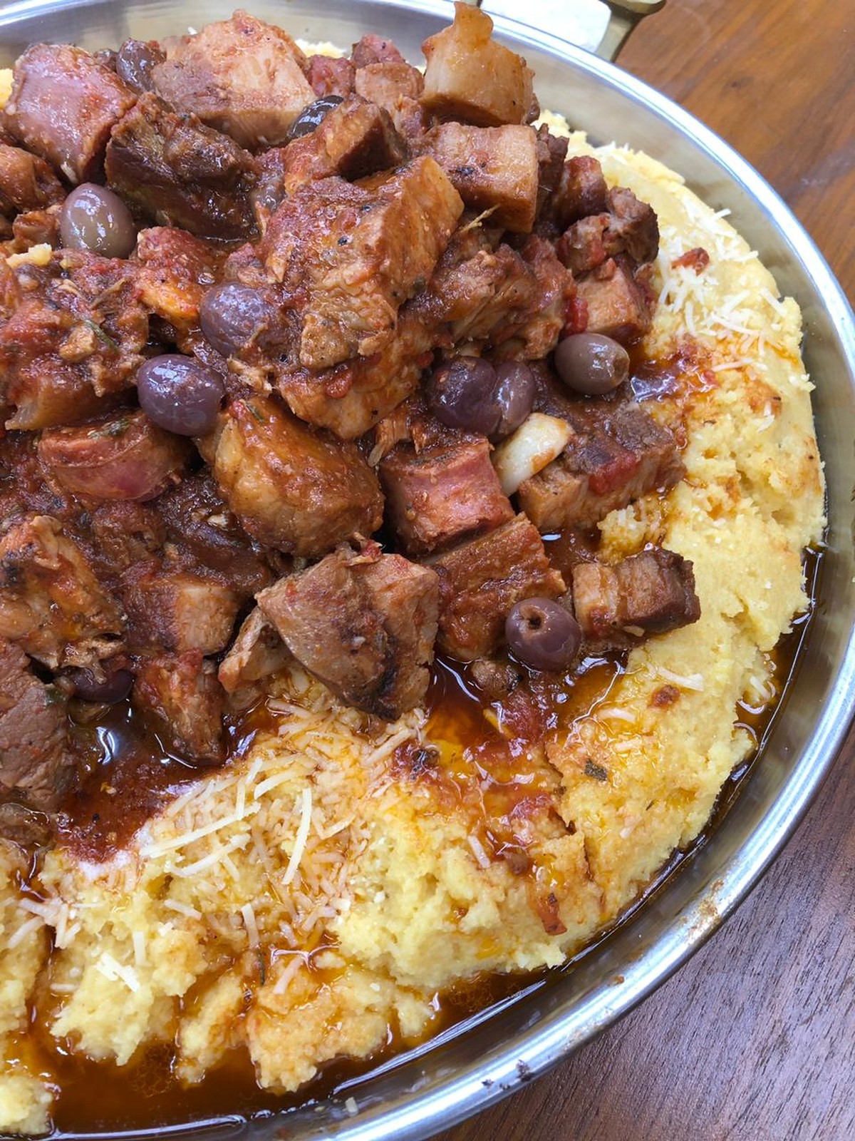 Polenta Do Pedreiro Do Chef Ravioli