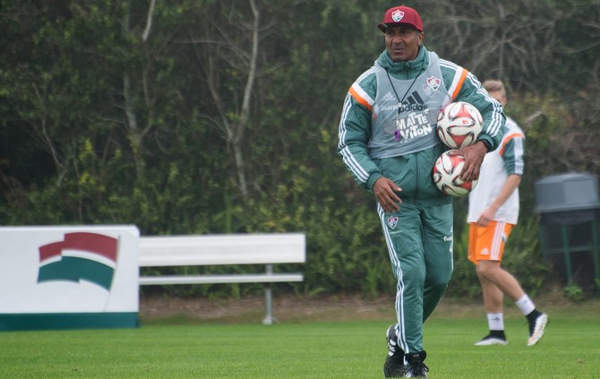 Cristóvão Borges, treino Fluminense, Deltona (Foto: Bruno Haddad / Fluminense FC) Cristóvão Borges, treino Fluminense, Deltona (Foto: Bruno Haddad / Fluminense FC)