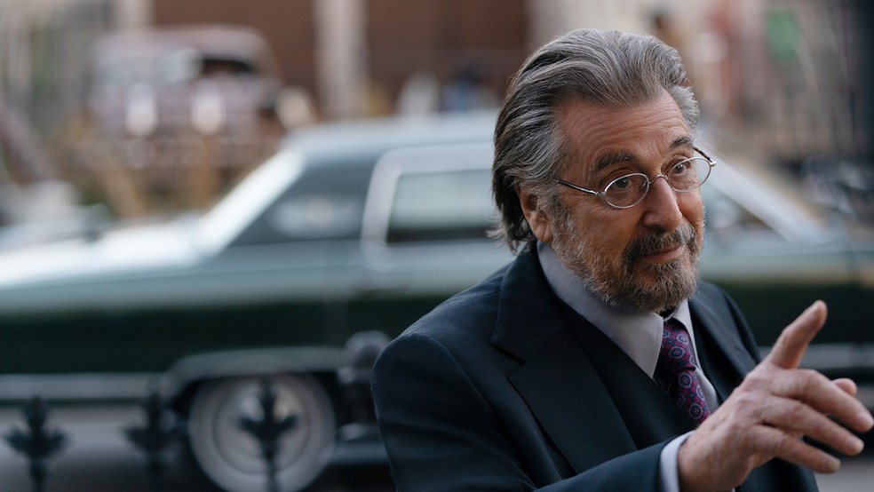 Al Pacino interpreta um polonês judeu que investiga alemães nazistas em solo americano — Foto: Divulgação/Amazon Prime Video