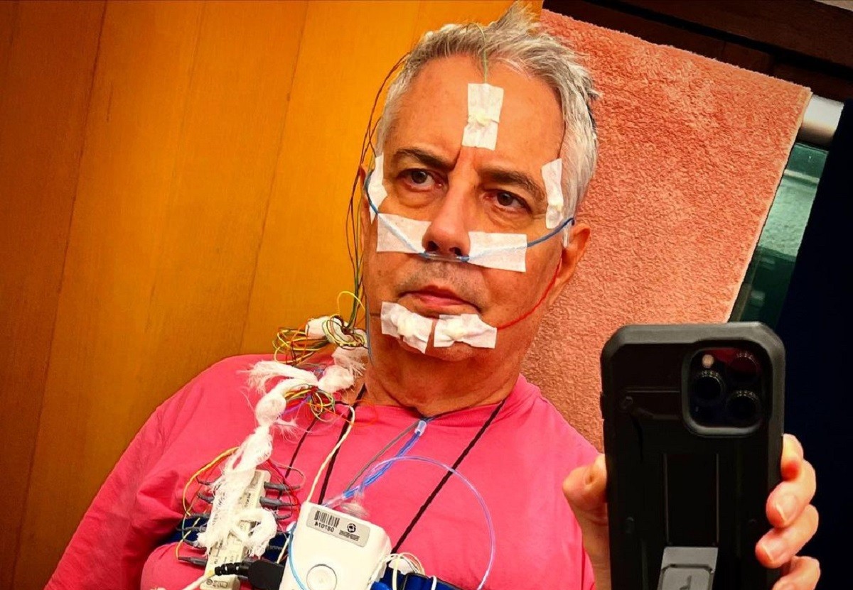 Roberto de Carvalho passa por polissonografia (Foto: Reprodução/Instagram)