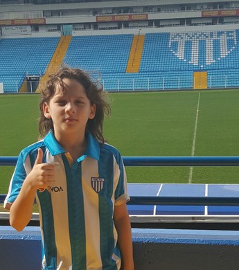 Enzo Silva, 11 anos, roraimense aprovado nas categorias de base do Avaí (Foto: Extremo Norte/Divulgação)