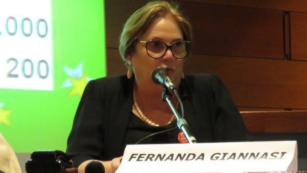 BBC: Por 30 anos, Fernanda Giannasi atuou em fiscalizações na indústria do amianto e foi a responsável por criar a Associação Brasileira dos Expostos ao Amianto (Foto: ARQUIVO PESSOAL VIA BBC )