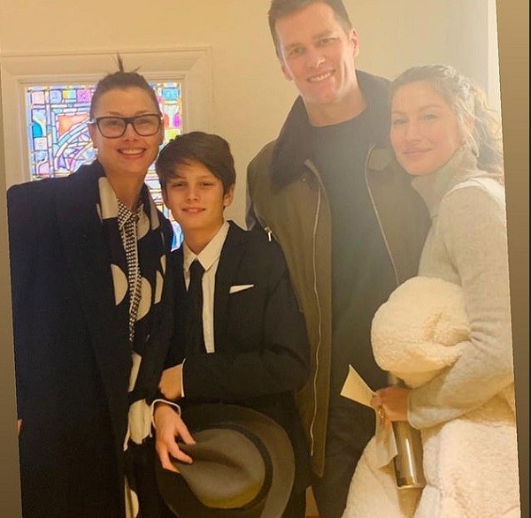 O post de Tom Brady em homenagem à ex, a atriz Bridget Moynahan, pelo Dia das Mães (Foto: Instagram)