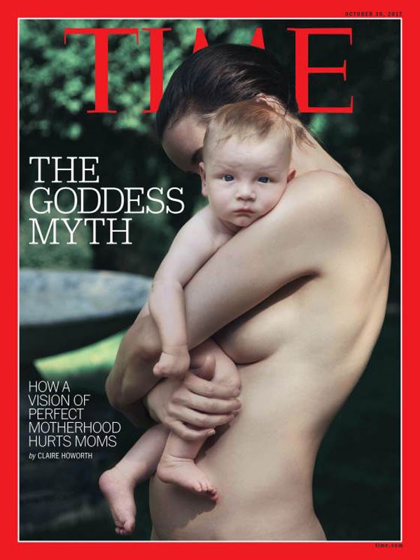 Capa da Time dessa semana, que mostra uma epidemia de depressão pós-parto (Foto: Reprodução)