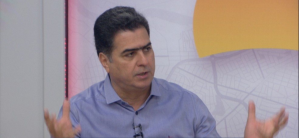 Prefeito de Cuiabá, Emanuel Pinheiro (PMDB) — Foto: TV Centro América