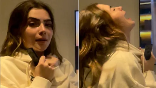 Jade Picon se emociona ao ver chamada de Chiara em 'Travessia'; vídeo