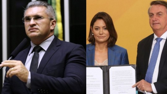 Fux manda para PF acusação de deputado de que Bolsonaro batia em Michelle