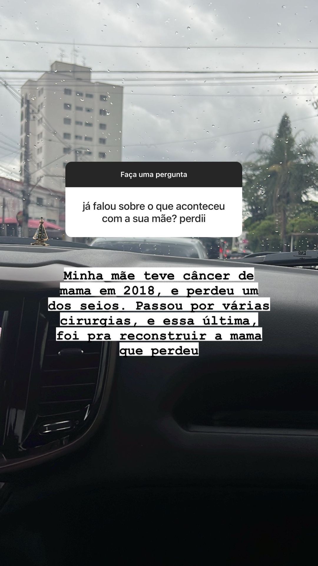 Maria Lina Deggan responde seguidores no Instagram sobre cirurgia da mãe e declarações do pai de Whindersson Nunes (Foto: Reprodução/Instagram)