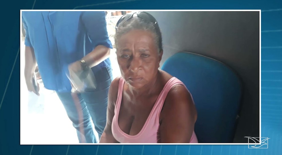 Maria Helena da Conceição de Aquino foi encaminhada para o presídio de Pedreiras — Foto: Reprodução/TV Mirante