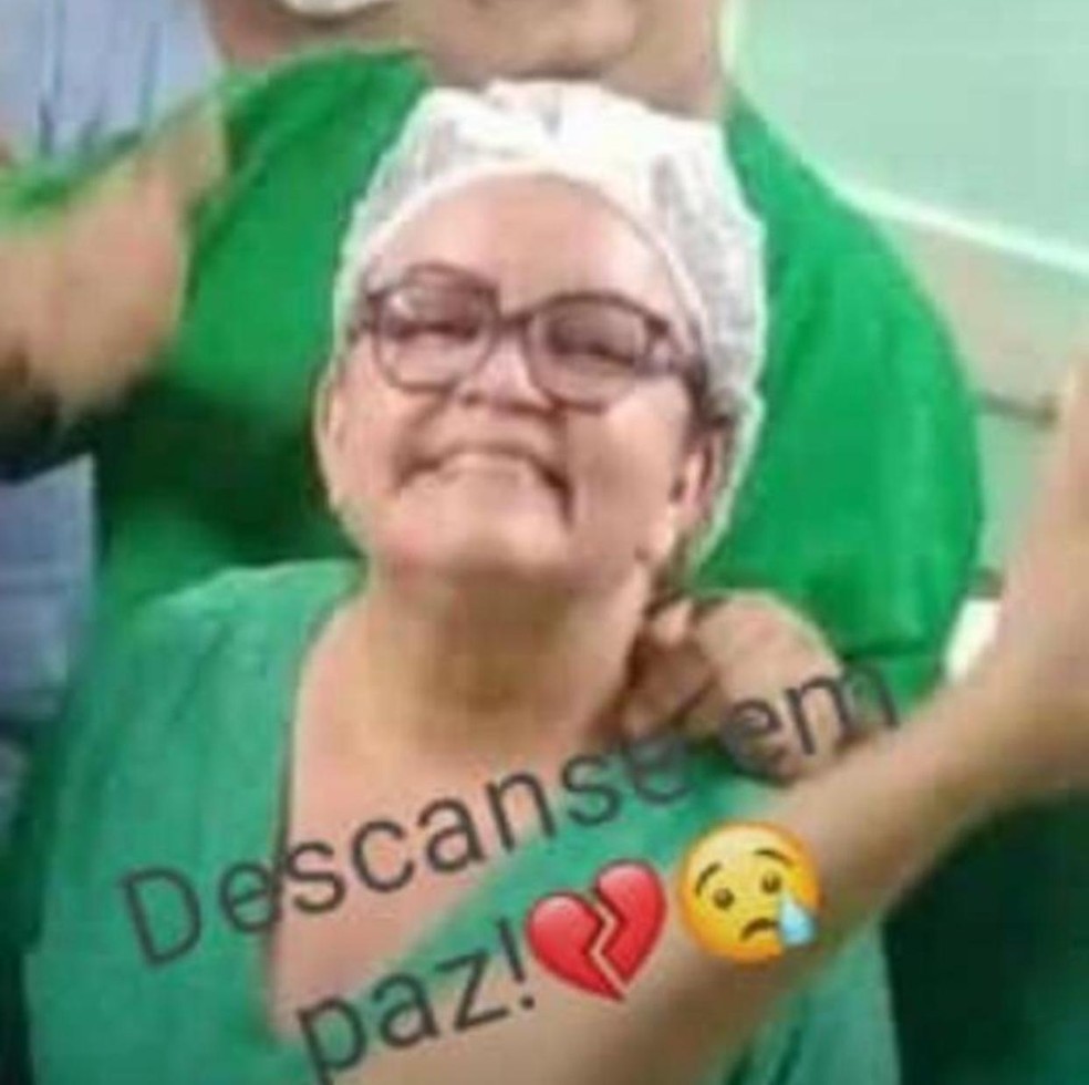 Maria Madalena Barbosa Souza, de 61 anos, era auxiliar de enfermagem e morreu por complicações causadas pela Covid-19 no Maranhão. — Foto: Divulgação/Redes Sociais
