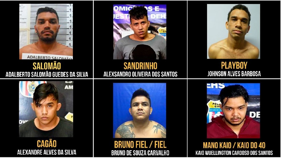Força-tarefa identificou seis suspeitos de assassinatos cometidos nos últimos meses em Manaus (Foto: Divulgação/SSP-AM)