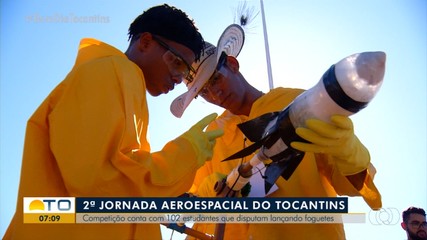 Jornada Aeroespacial do Tocantins tem 102 alunos disputando campeonato de foguetes