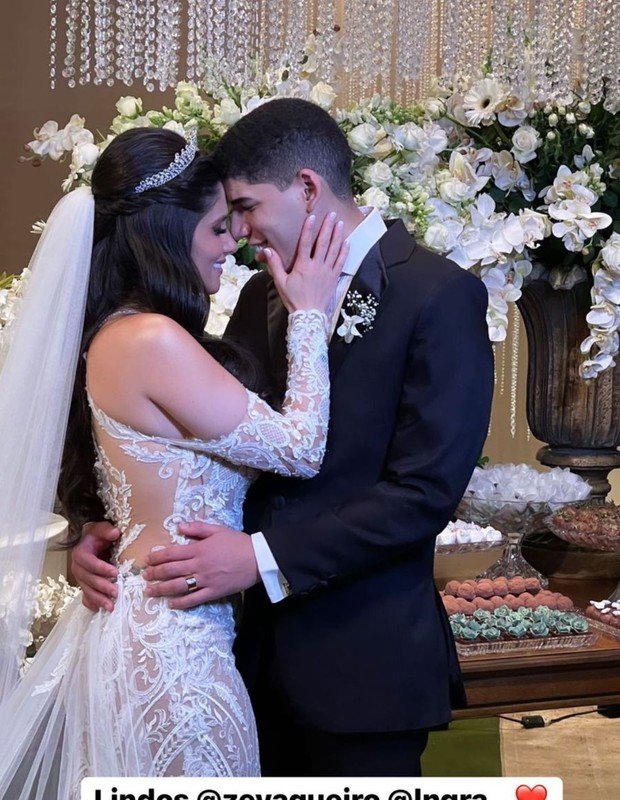 Zé Vaqueiro e Ingra Soares se casam após dois anos juntos (Foto: Reprodução/Instagram)