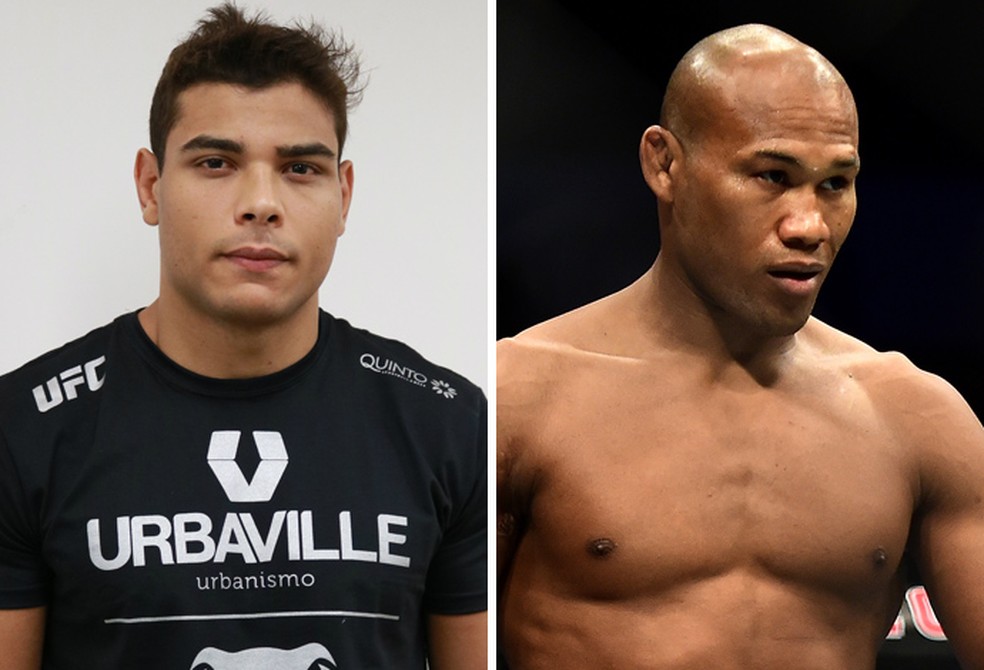 Paulo Borrachinha (esq.) deve ser o rival de Ronaldo Jacaré na luta principal do UFC Fort Lauderdale — Foto: Info Esporte