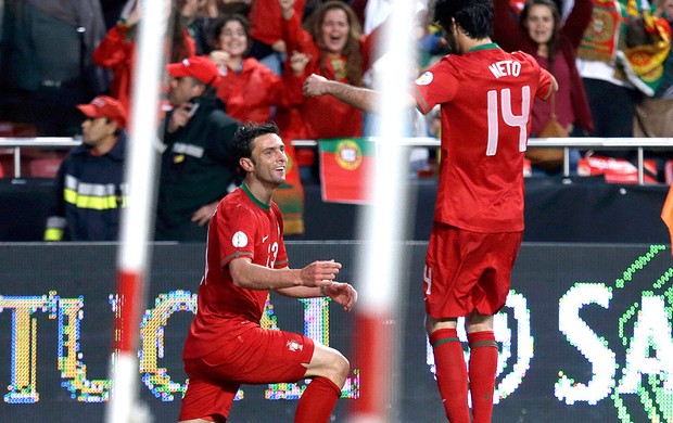 Helder Postiga gol Portugal contra Rússia (Foto: AP)