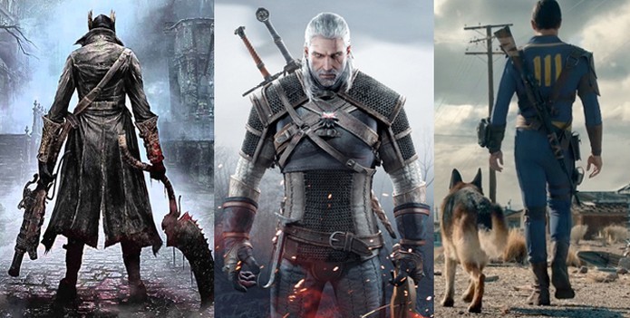 Bloodborne, The Witcher 3 e Fallout 4 foram eleitos os melhores jogos de 2015 pelo TechTudo (Foto: Reprodução / TechTudo)