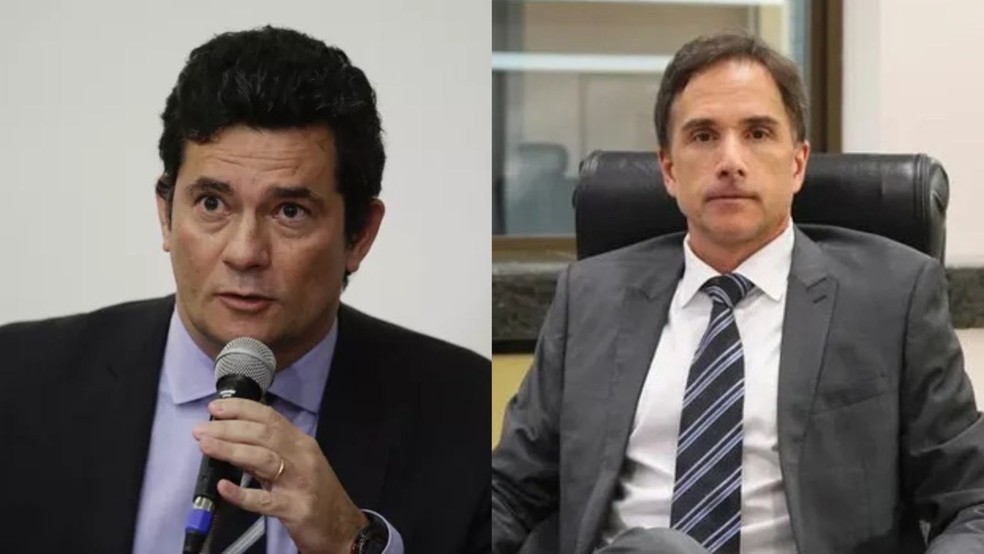 Sergio Moro tenta tirar de STF análise acusação por extorsão e afastar novo juiz da Lava Jato da operação — Foto: Artes/g1