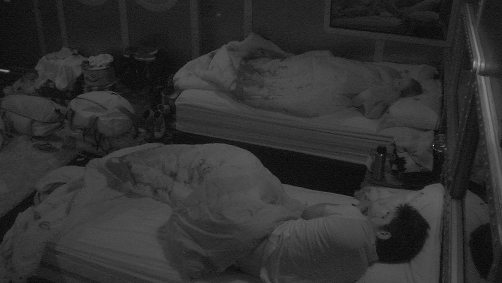 Lucas e Jessica dormiram em camas separadas no BBB18 (Foto reprodução)