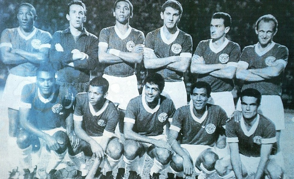 Palmeiras campe&atilde;o do Roberto Gomes Pedrosa de 1967 &mdash; Foto: Reprodu&ccedil;&atilde;o / Site oficial do Palmeiras