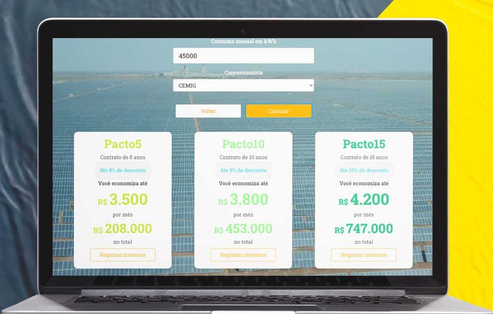 SIMULAÇÃO DE PREÇOS: http://euqueroenergialivre.com.br/ — Foto: Arquivo