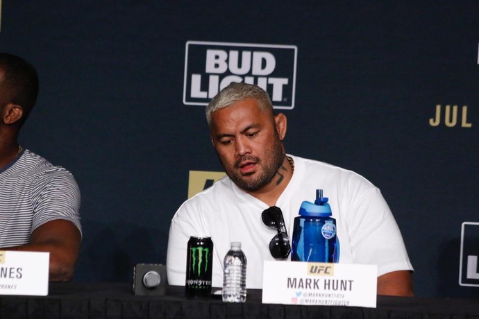 Mark Hunt Coletiva UFC 200 (Foto: Evelyn Rodrigues)